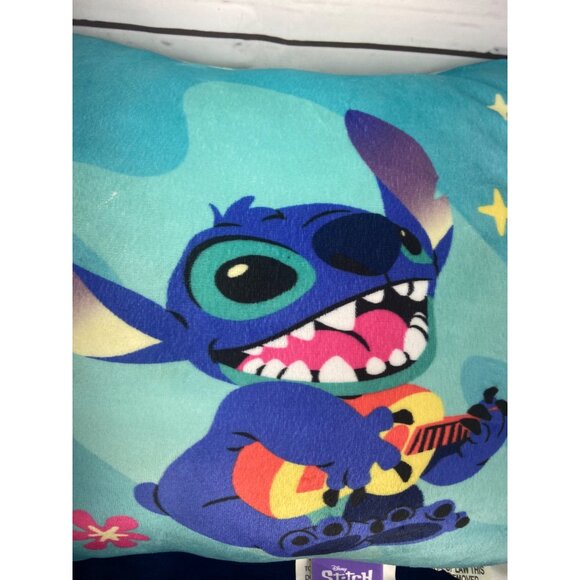 Disney Stitch Decorative Throw Pillow 12 x 12‎ By Jay Franco & Sons - Picture 3 of 6